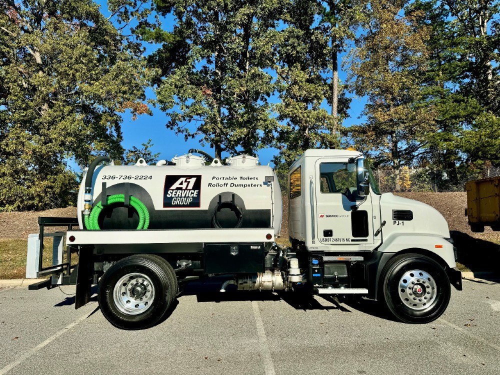 portable toilet pump truck