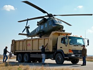 dumpster rental helicopter